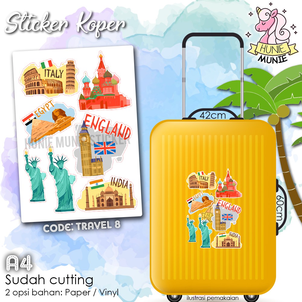 Sticker Koper - Travel #8 Stiker