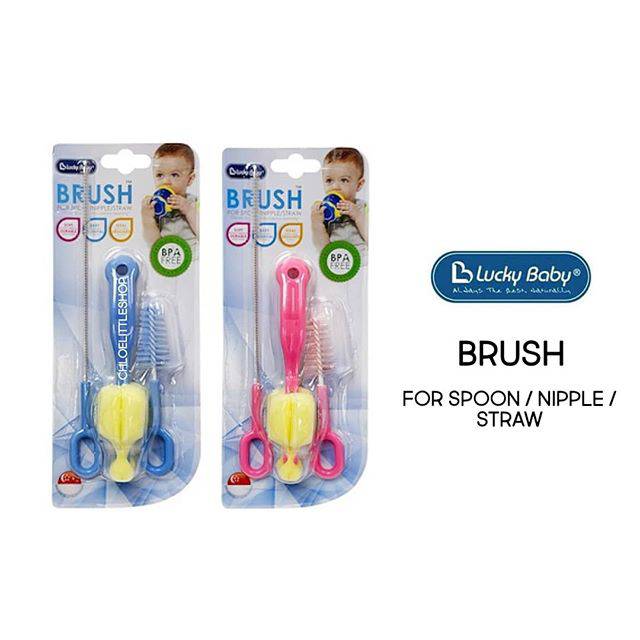 Lucky Baby Brush for Spoon / Nipple / Straw