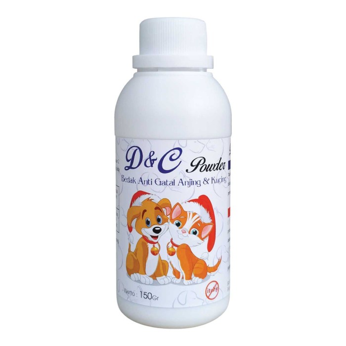 Bedak Anti Gatal Anjing & Kucing 150Gr