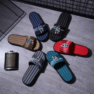  sandal  Korea  pria musim  panas  mengenakan busana non slip 