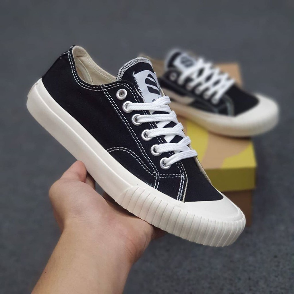 Sepatu Saba Veloz Low by Sabafootwear Original-G Low Black White