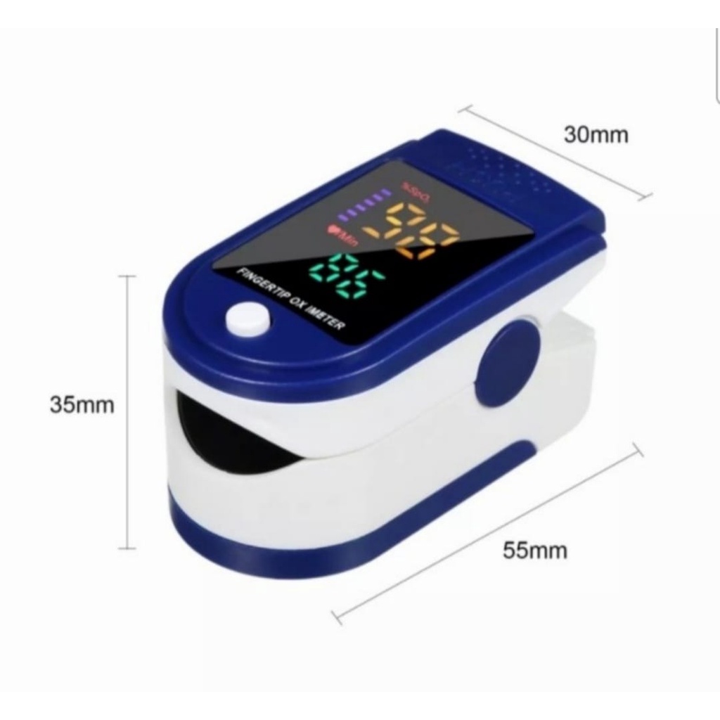 J405 OXIMETER ORIGINAL OXI METER FINGERTIP PENGUKUR DETAKAN JANTUNG CORONA COVID 19 PENJAGA KESEHATANAN OXYMETER PULSE OKSIGEN LCD J405 Oxymeter LCD Full Colour Spesifikasi : - Full Colour display - SpO2 - Measurement range: 70~99% - Resolution: 1% - Accu