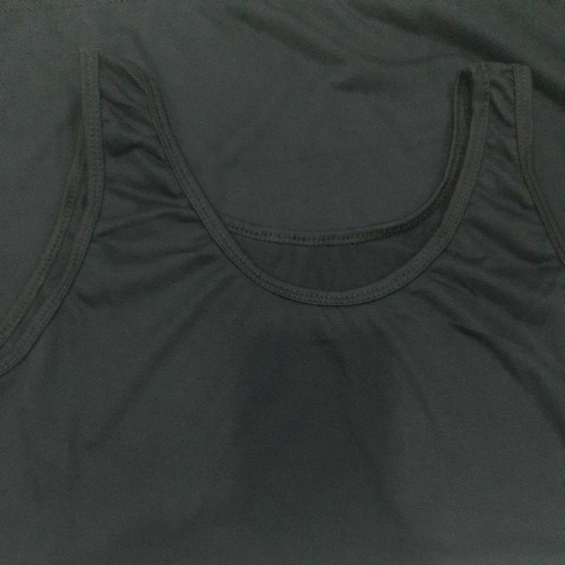 Big Size Tangtop/tank top Kaos dalam singlet Perempuan / Cewe Wanita JUMBO XXL & XXXL SIZE BESAR-Hitam