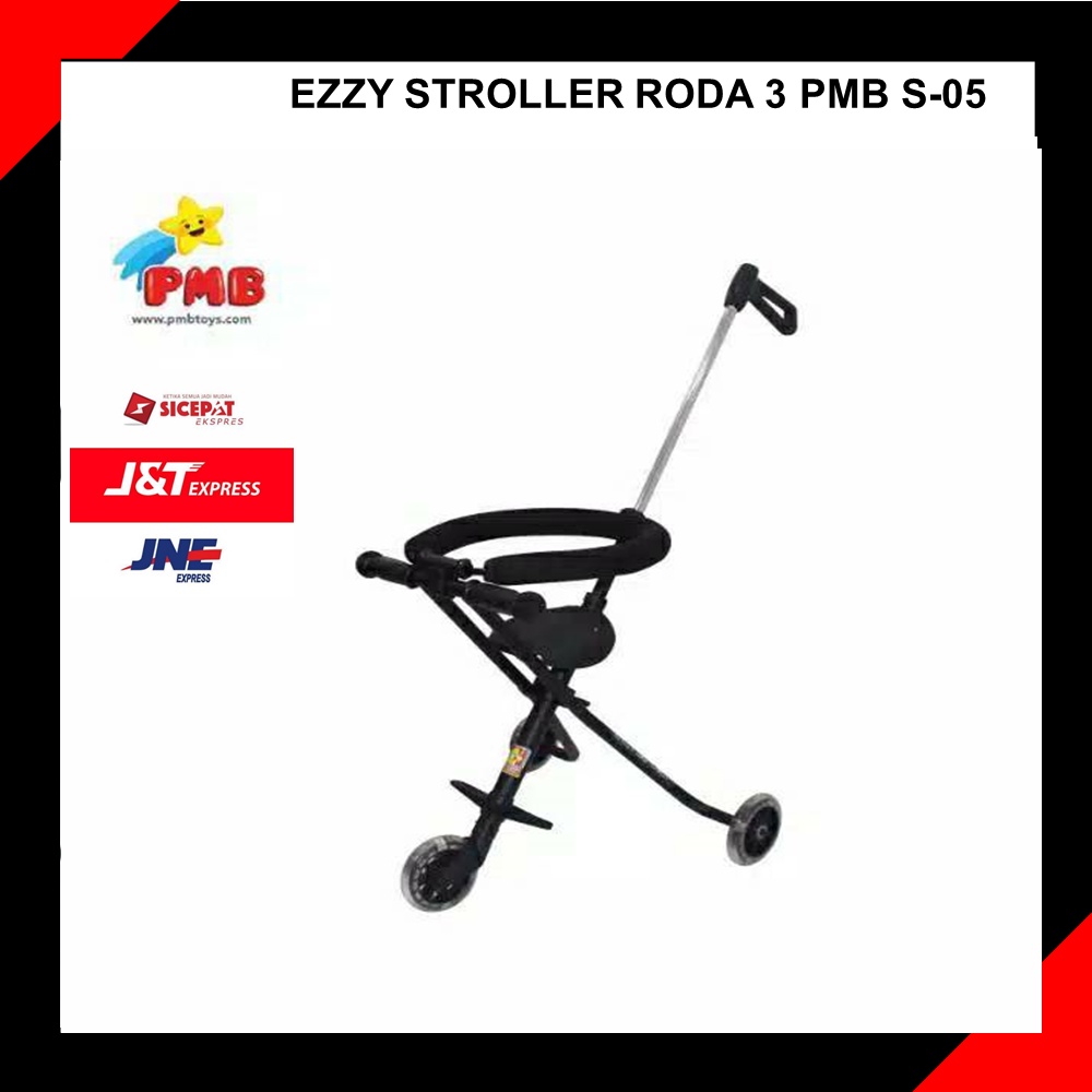 Stroller Bayi Roda 3 Portable Kursi Dorong Bayi Lipat Kereta Anak, Ezzy S 05 Travel bayi