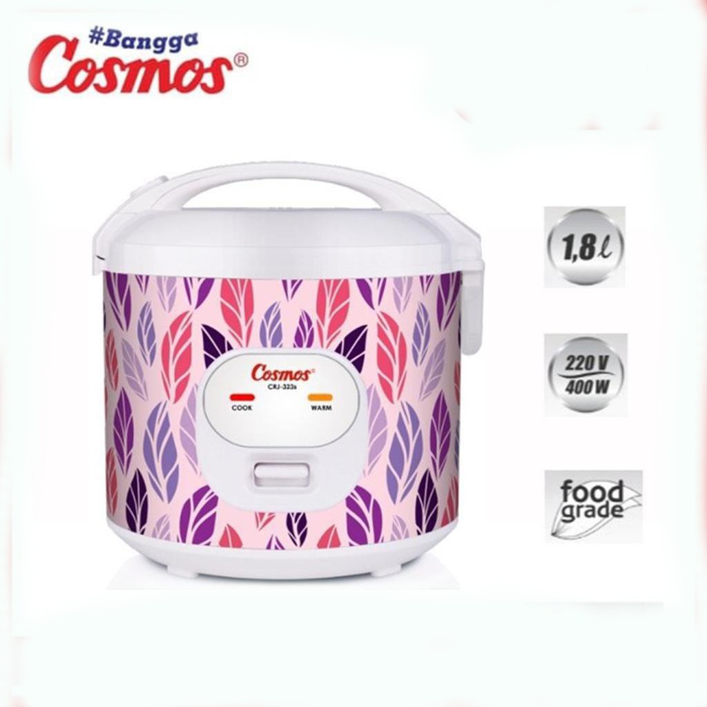 Cosmos Rice Cooker Non Stick CRJ-323 S - 1.8L