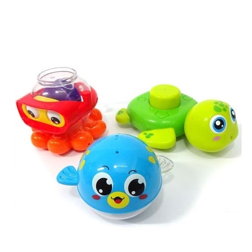 HOLA 3532 Stack 'n Squirt Bath Fun Mainan Bayi