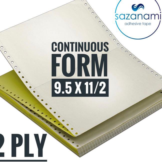 

♥ 2 PLY CONTINUOUS FORM 9.5 X 11/2 KERTAS KOMPUTER KERTAS LUBANG 2PLY ✹