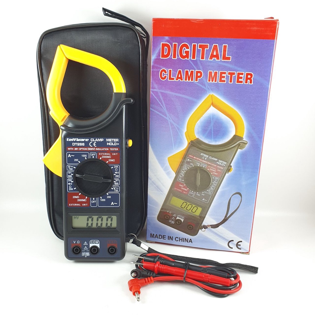 Tang Ampere Taffware DT266 Digital Clamp Meter Besar DT 266