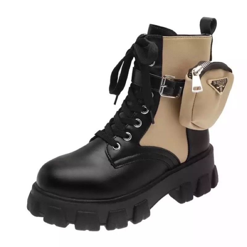 BT70 SEPATU BOOTS IMPORT WANITA KOREA BTS BRITISH MARTIN INGGRIS