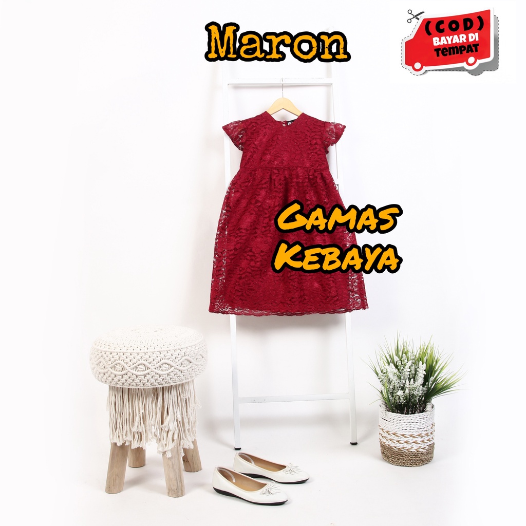 DRESS BALITA BROKAT/KEBAYA ANAK TERLARIS/KEBAYA ANAK UMUR 1 2 3 4 TAHUN /KEBAYA ANAK MODERN TERBARU