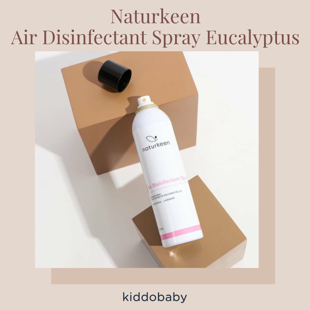 (Buy 1 Get 1) Naturkeen Air Disinfectant Spray Eucalyptus 250ml | Pembersih Ruangan