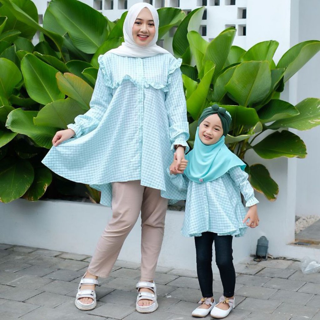 Afsheenastore Tunik Brenda Top By Almahyra kids