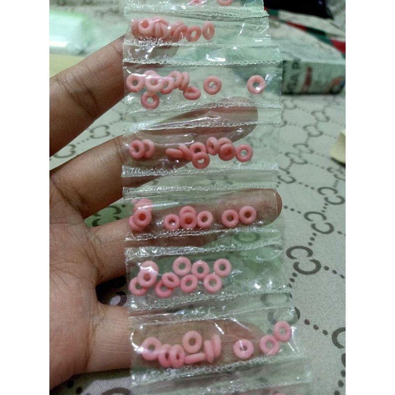 Stoper gelang tali/ Karet pembatas untuk gelang tali 3mm/penyekat