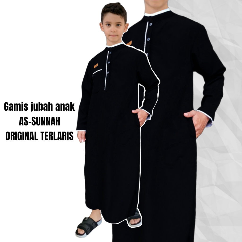 AS-SUNNAH gamis anak premium jubah anak laki laki terlaris dan termurah baju koko arab/jubah anak premium gold