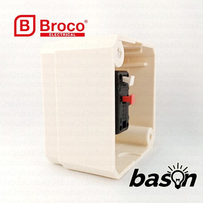 BROCO 16210 New Gee Single Switch Outbow - Saklar Tunggal