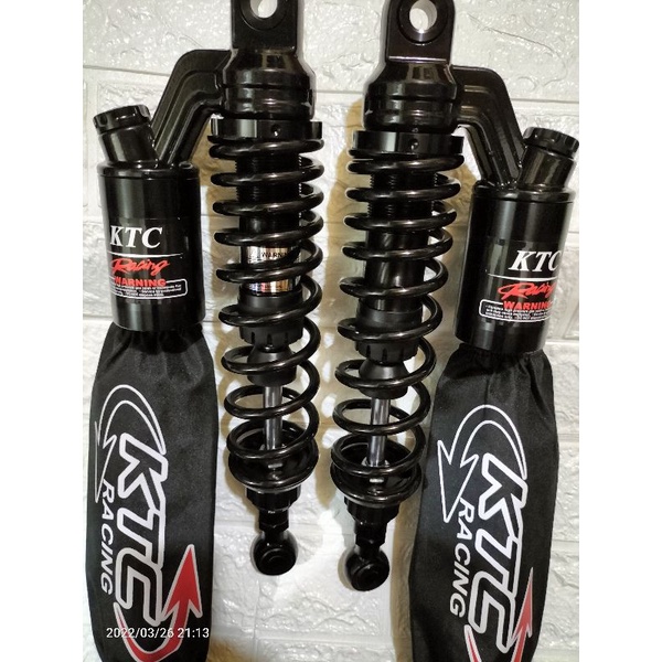 SHOCKBEAKER TABUNG KTC EXTREME 280mm 320mm 340mmn BLACK SERIES Jupiter RX king Tiger Vega Supra Nouvo aerox nmax new nmax old pcx dll/SHOCK BELAKANG BEBEK KTC EXTREME RACING copy  BLACK SERIES NEW PRODUK-5
