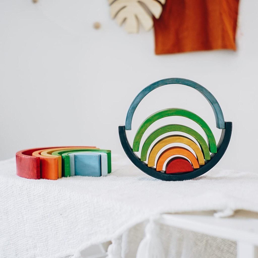 Letter In Pine - Rainbow Stack Wooden Toys