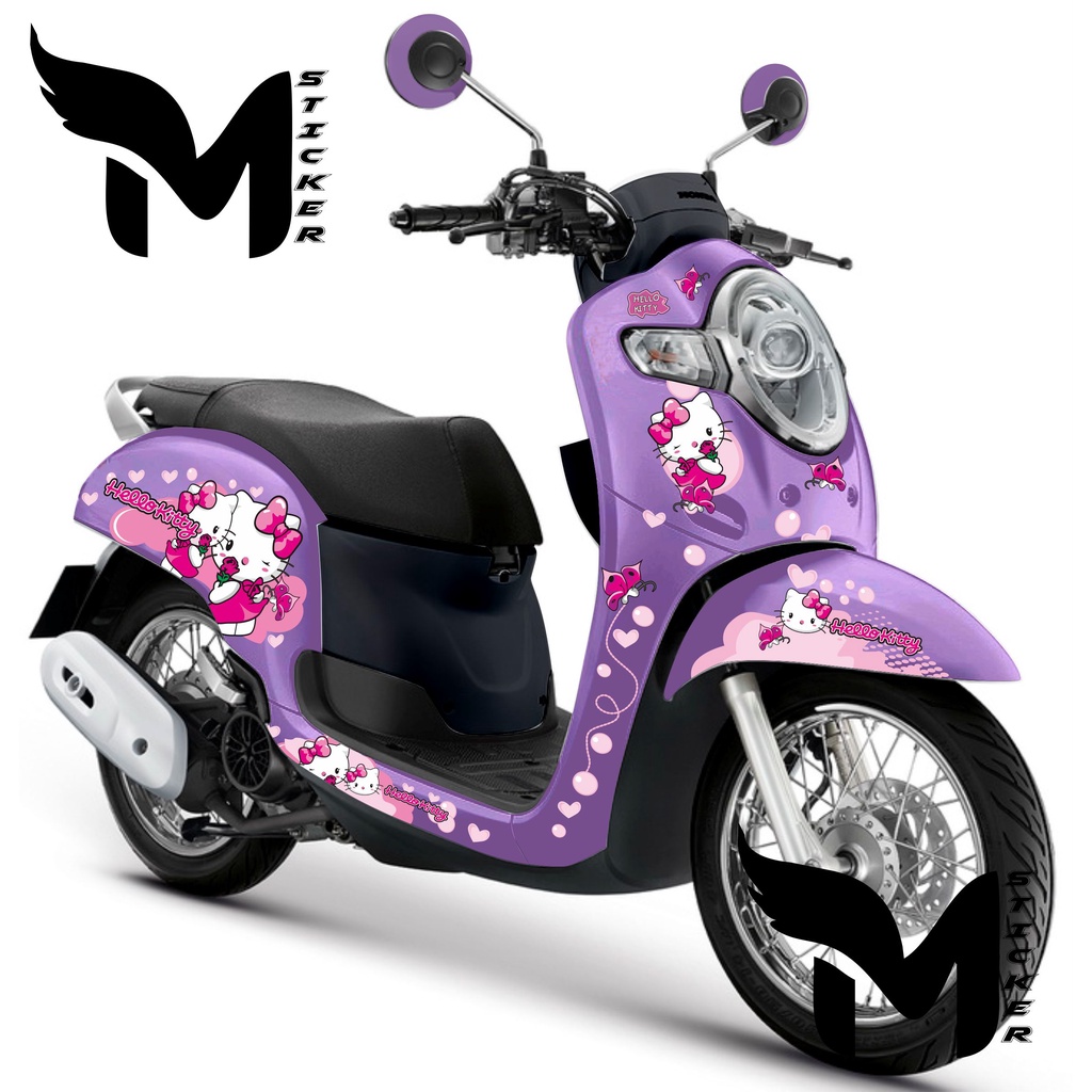 Decal Scoopy Full Body hello kitty Dekal stiker hello kitty