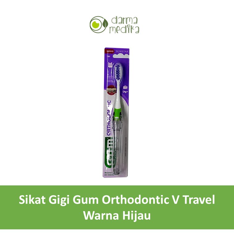 READY JKT Sikat gigi V travel GUM orto ortho behel braces kawat gigi ortodonti orthodonti