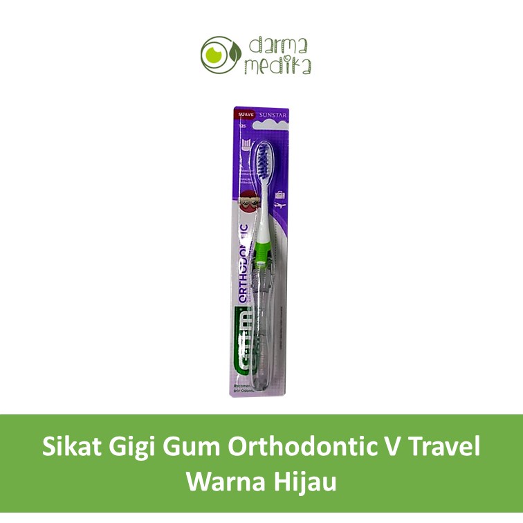 READY JKT Sikat gigi V travel GUM orto ortho behel braces kawat gigi ortodonti orthodonti