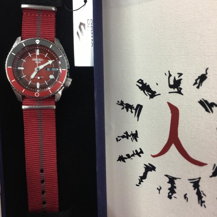 Seiko 5 Sports SRPF67 SRPF67K1 Naruto Boruto Limited Edition ORIGINAL