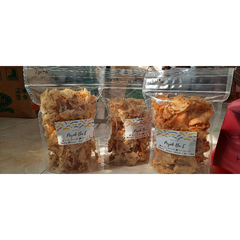 

PEYEK BUE PEYEK KACANG 200gr kemasan ekonomis