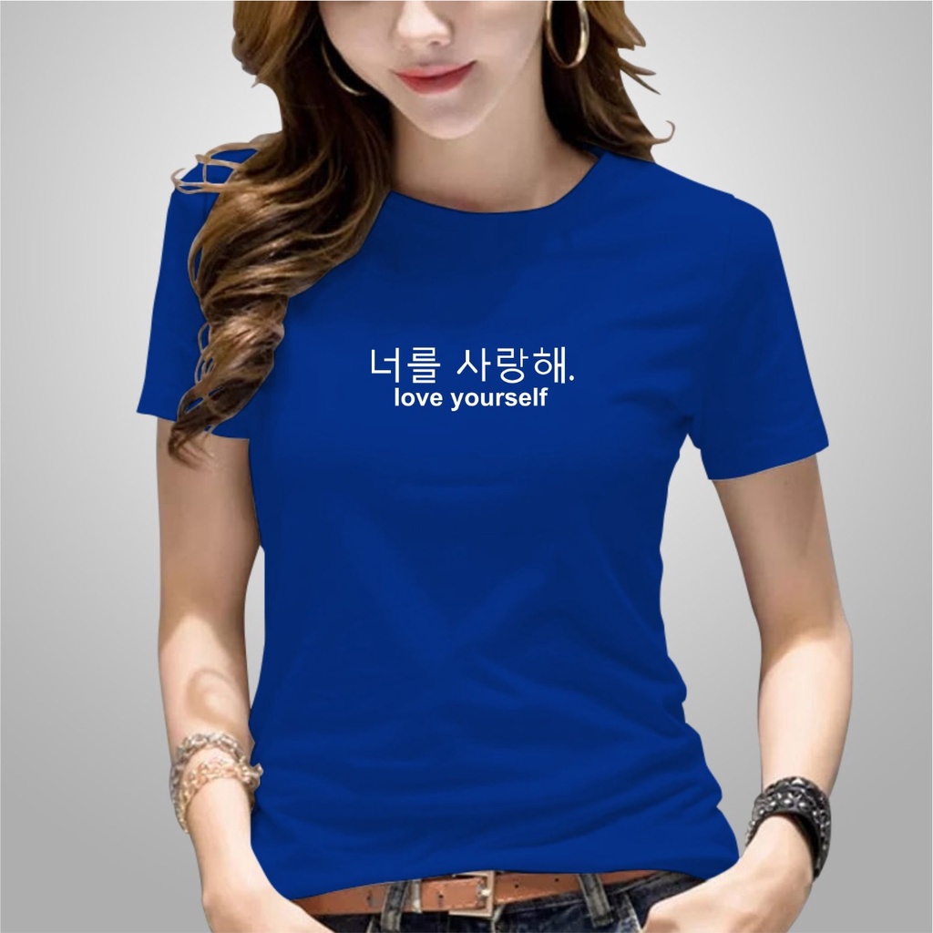 Grajelo baju kaos atasan wanita / kaos cewek simple harian / baju atasan wanita murah - YOURSELF-2