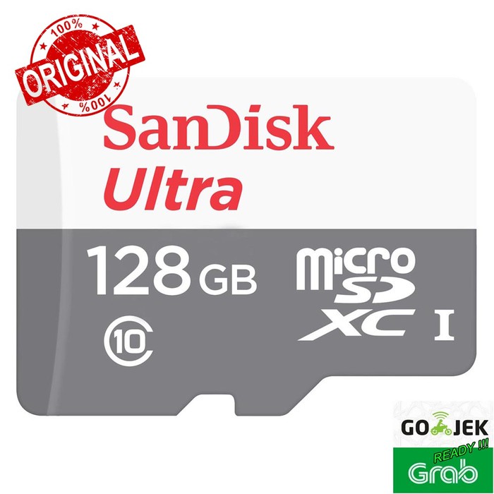 Memory Microsd Sandisk Ultra SDXC UHS-1 128GB Speed 80MB/s ORIGINAL