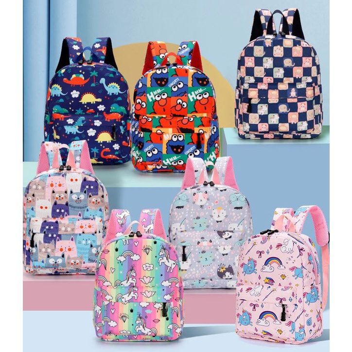 TweedyToys - Tas Ransel Kain / Tas Ransel Anak Sekolah Import