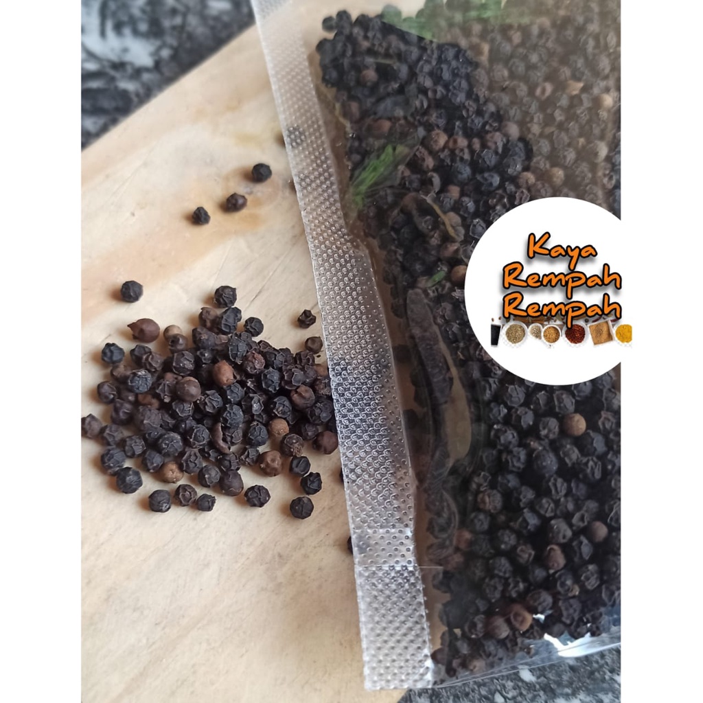 

250gr Biji Lada Utuh / Whole Black Pepper / 100% Rempah rempah kualitas premium asli Lampung