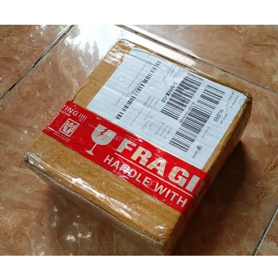 Lakban Isolasi Selotip FRAGILE JANGAN DIBANTING (48mm x 50 Meter)