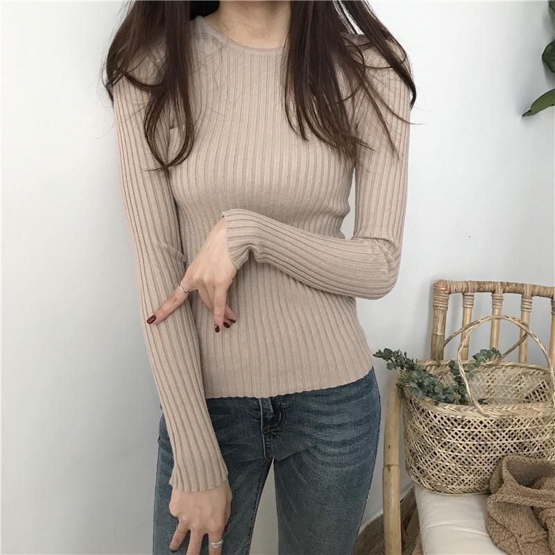 XIAOZHAINV Sweater Wanita Korean Style Lengan Panjang 785