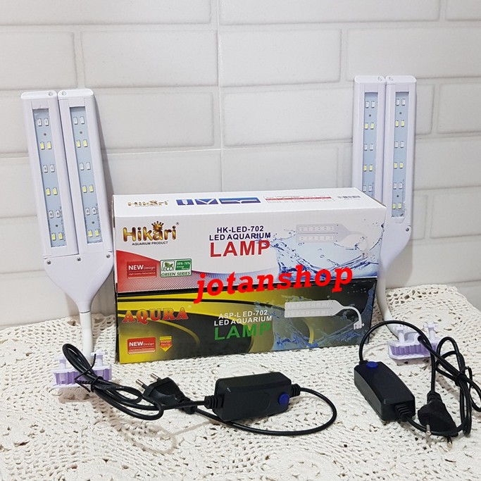 HIKARI HK LED 702 Lampu jepit kupu kupu split cabang Aquarium Aquascape