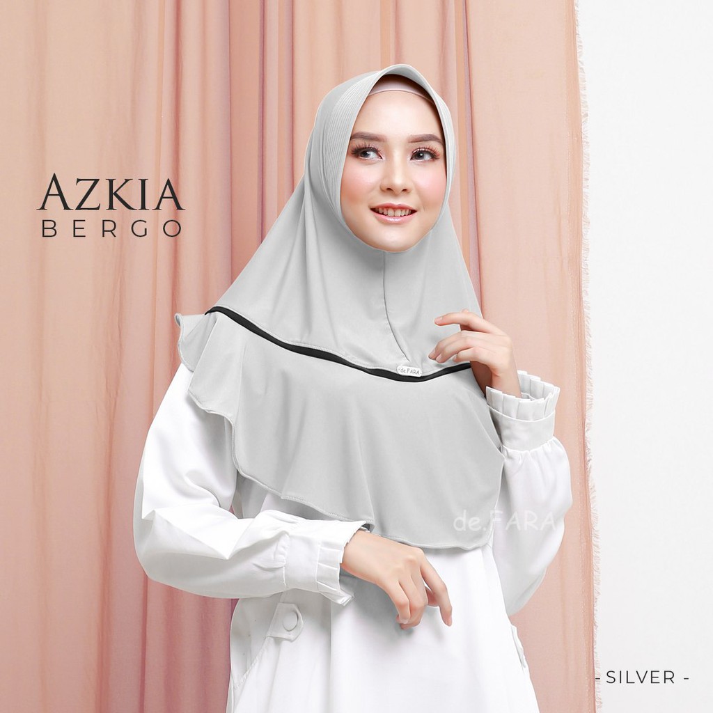 AZKIA BERGO || Hijab Syari Original by DeFara Alya Hijab