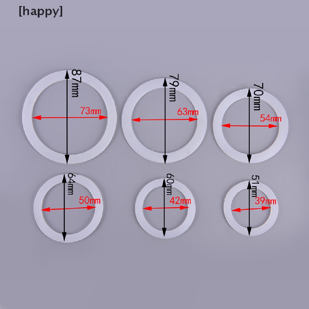 2 Pcs Cincin Gasket Segel Pengganti Bahan Karet Untuk Kompor Pembuat Kopi