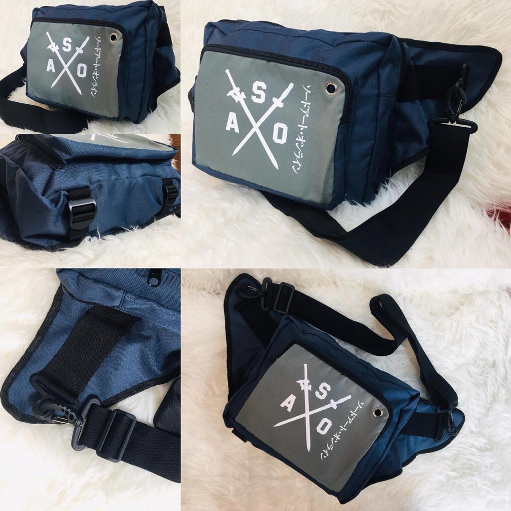 Slingbag Amplify Anime SAO Sword Art Online Sword Black