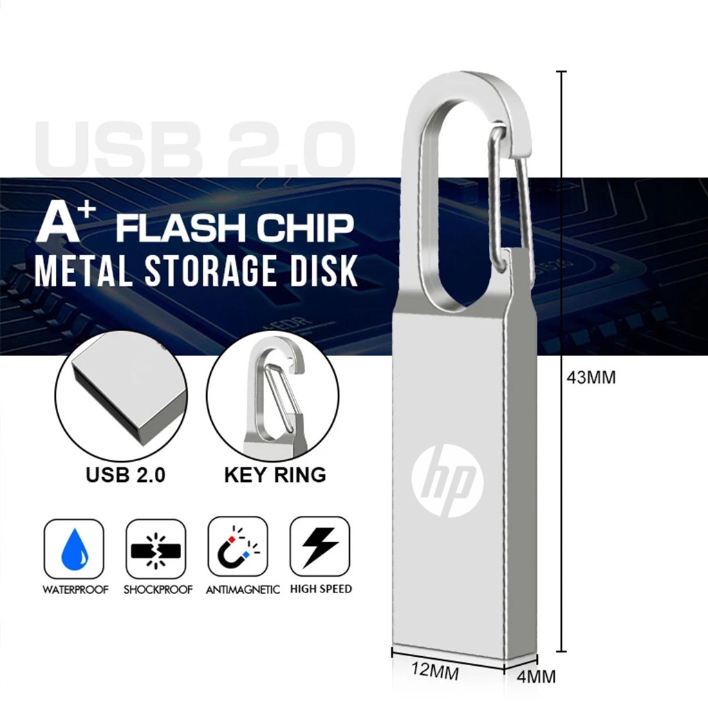 Hp Flashdisk usb 3.0 Kapasitas 128 / 64 / 32GB / 16GB / 8gb / 256GB / 512GB