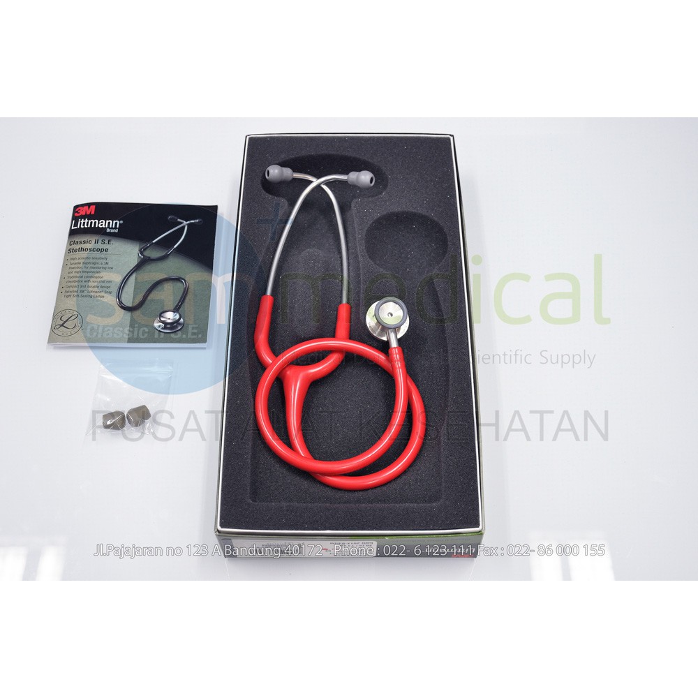 LITTMANN CLASSIC II Stetoskop PEDIATRIC ANAK ORI - RED