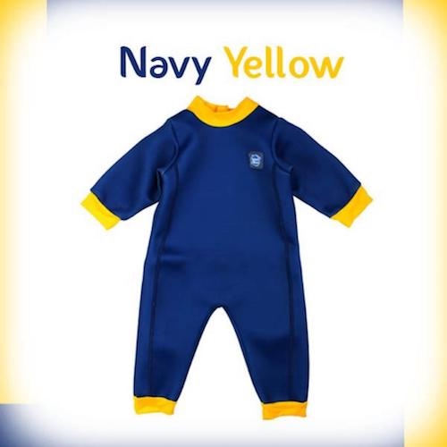SplashAbout: Warm In One Navy Yellow