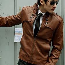 Jaket Semi Kulit premium Casual Cowok Korea TERMURAH