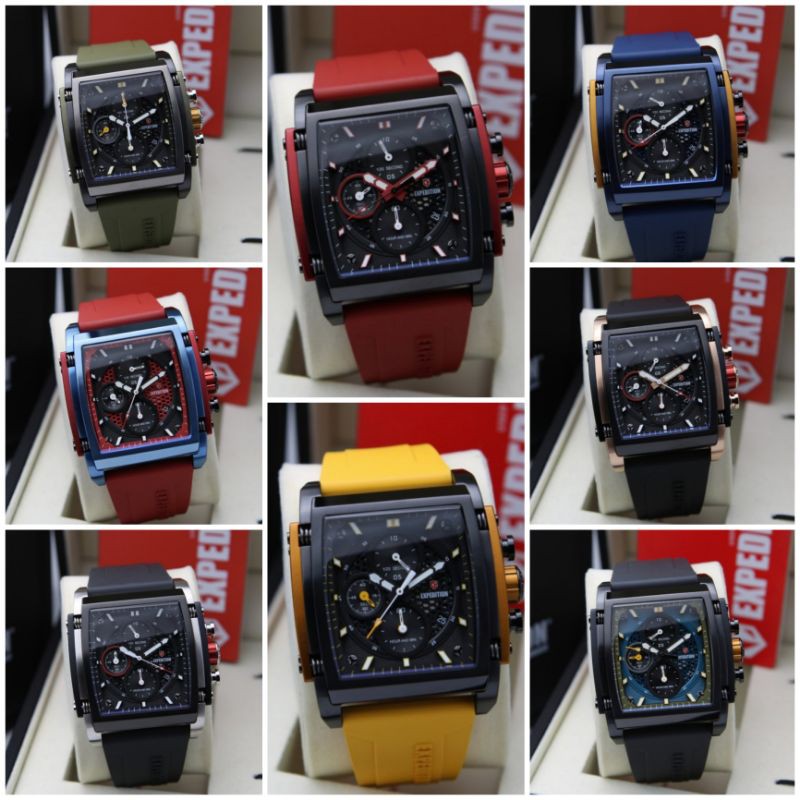 JAM TANGAN PRIA EXPEDITION E 6798 E6798 RUBBER ORIGINAL