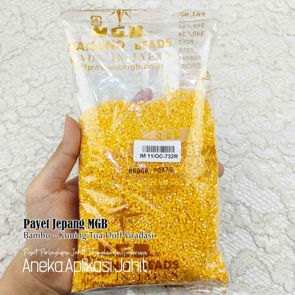 1 PON PAYET JEPANG MGB KUNING TUA DOFF GRADASI 732R (450 GRAM)