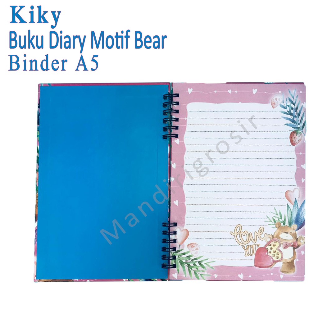 Buku * Motif Bear * Kiky * 621591-A5