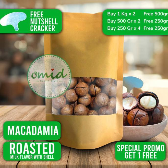 

SPECIAL PROMO | Macadamia Roasted Milk Flavor with shell|500gr (2 Pcs)