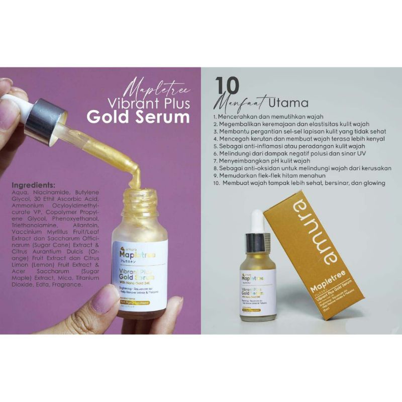 Serum Amura Brightening Gold