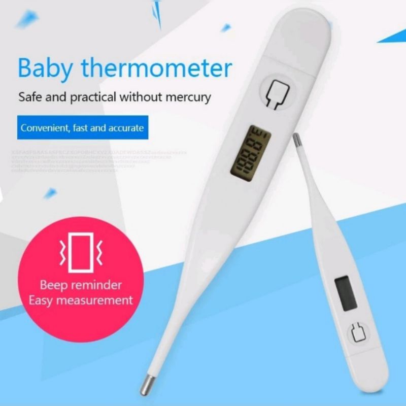 Termometer alat pengukur suhu tubuh bayi dan dewasa