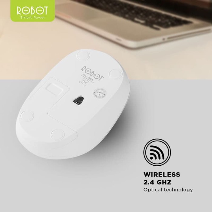 M210 ROBOT 2.4G Wireless Optical USB Mouse - Garansi Resmi 1 Tahun