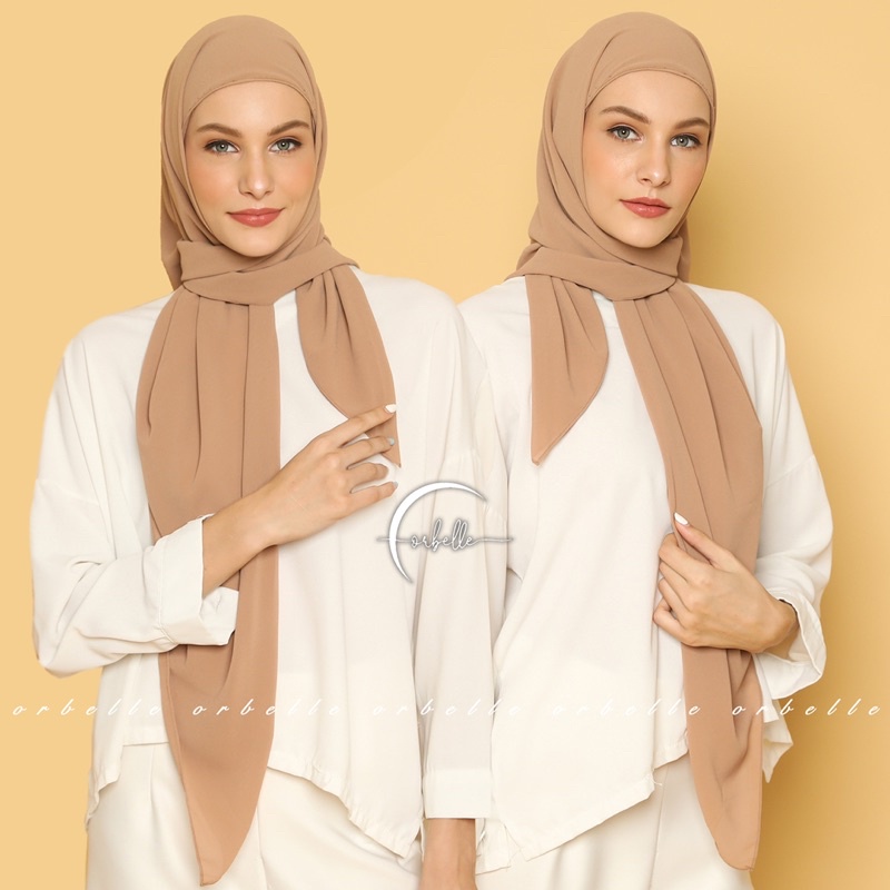 TERMURAH!! HIJAB SEGI EMPAT INSTAN PLUS INNER 2IN1 / SEGIEMPAT INNER 2IN1 CERUTY BABYDOLL 2 LAYER