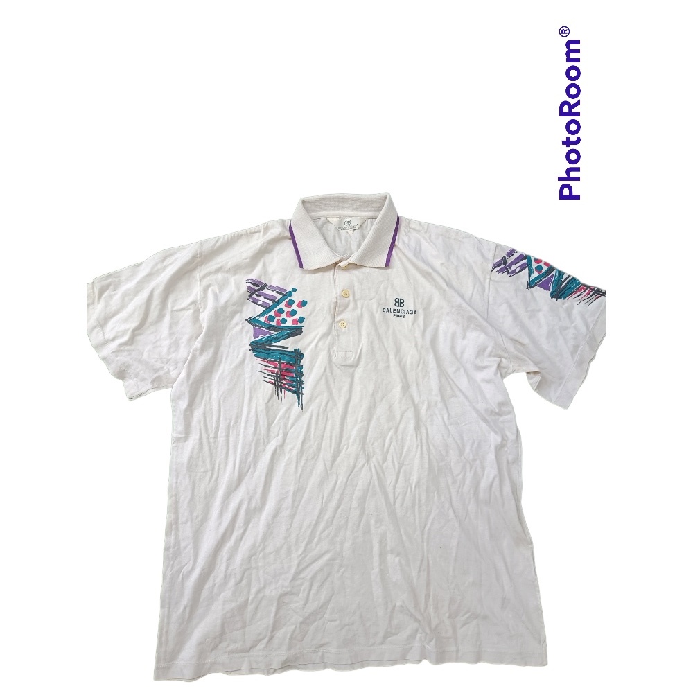 Vintage balenciaga polo shirt