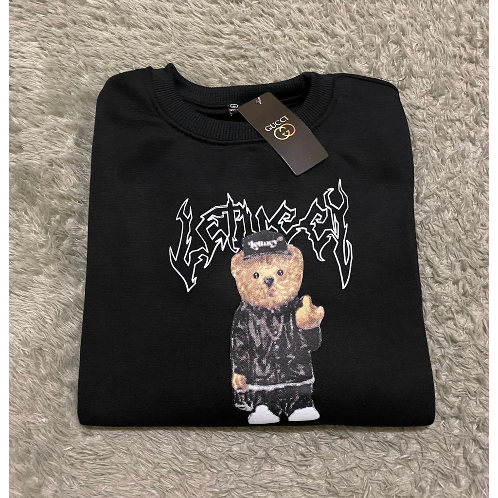 Crewneck Sweater Gucci Bear Premium Quality